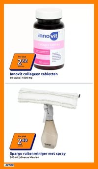 Spargo ruitenreiniger met spray aanbieding bij Action – geldig van 01.04.2026 t/m 07.04.2026