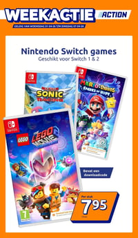 Nintendo Switch games aanbieding bij Action – geldig van 01.04.2026 t/m 07.04.2026