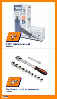 Werckmann ratel- en doppenset aanbieding bij Action – geldig van 03.06.2026 t/m 09.06.2026