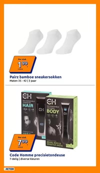 Code Homme precisietondeuse aanbieding bij Action – geldig van 03.06.2026 t/m 09.06.2026