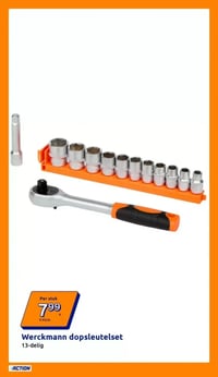 Werckmann dopsleutelset aanbieding bij Action – geldig van 03.06.2026 t/m 09.06.2026