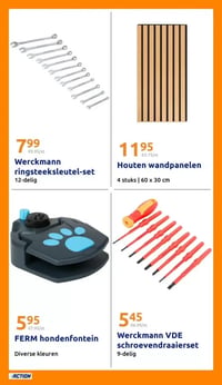 Werckmann ringsteeksleutel-set aanbieding bij Action – geldig van 03.06.2026 t/m 09.06.2026
