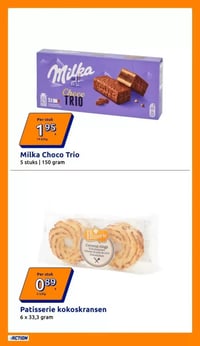 Milka Choco Trio aanbieding bij Action – geldig van 03.06.2026 t/m 09.06.2026