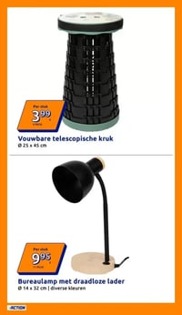 Vouwbare telescopische kruk aanbieding bij Action – geldig van 03.06.2026 t/m 09.06.2026