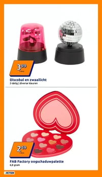 FAB Factory oogschaduwpalette aanbieding bij Action – geldig van 04.02.2026 t/m 10.02.2026