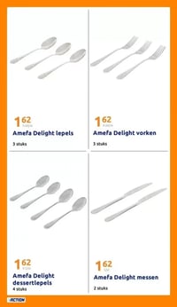 Amefa Delight vorken aanbieding bij Action – geldig van 04.02.2026 t/m 10.02.2026