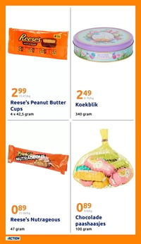 Reese's Nutrageous aanbieding bij Action – geldig van 04.03.2026 t/m 10.03.2026