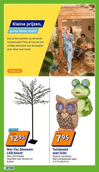 Tuinbeeld met licht aanbieding bij Action – geldig van 04.03.2026 t/m 10.03.2026
