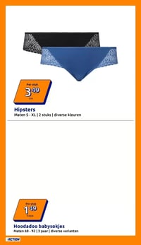 Hoodadoo babysokjes aanbieding bij Action – geldig van 04.03.2026 t/m 10.03.2026