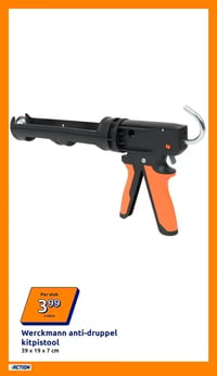 Werckmann anti-druppel kitpistool aanbieding bij Action – geldig van 04.03.2026 t/m 10.03.2026
