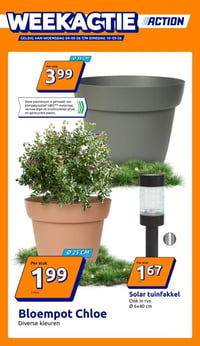 Bloempot Chloe aanbieding bij Action – geldig van 04.03.2026 t/m 10.03.2026