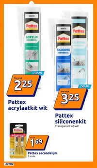 Pattex acrylaatkit wit aanbieding bij Action – geldig van 04.03.2026 t/m 10.03.2026