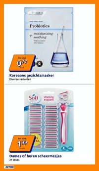 Dames of heren scheermesjes aanbieding bij Action – geldig van 04.03.2026 t/m 10.03.2026