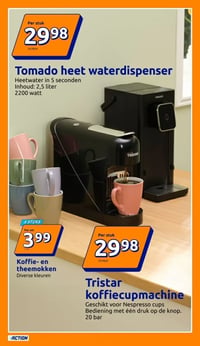 Tristar koffiecupmachine aanbieding bij Action – geldig van 04.03.2026 t/m 10.03.2026
