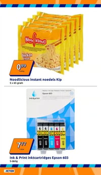 Noodlicious instant noedels Kip aanbieding bij Action – geldig van 07.01.2026 t/m 13.01.2026
