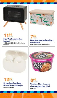 Tummie Time instant rijstnoedels Pad Thai aanbieding bij Action – geldig van 07.01.2026 t/m 13.01.2026