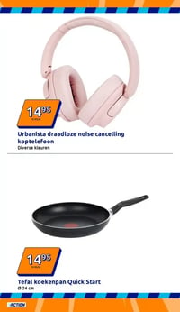 Urbanista draadloze noise cancelling koptelefoon aanbieding bij Action – geldig van 07.01.2026 t/m 13.01.2026