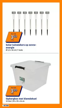 Opbergbox met klemdeksel aanbieding bij Action – geldig van 08.04.2026 t/m 14.04.2026