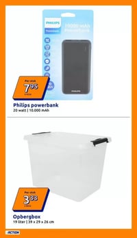 Opbergbox aanbieding bij Action – geldig van 08.04.2026 t/m 14.04.2026