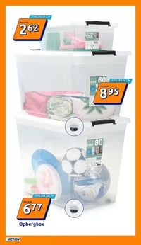 Opbergbox aanbieding bij Action – geldig van 08.04.2026 t/m 14.04.2026