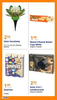 Solar lotuslamp aanbieding bij Action – geldig van 08.04.2026 t/m 14.04.2026