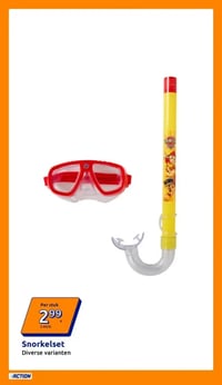 Snorkelset aanbieding bij Action – geldig van 10.06.2026 t/m 16.06.2026