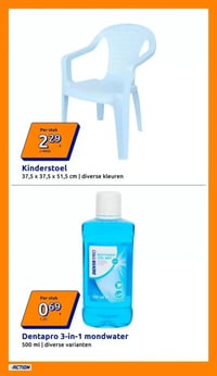 Dentapro 3-in-1 mondwater aanbieding bij Action – geldig van 10.06.2026 t/m 16.06.2026