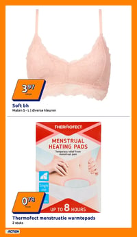 Thermofect menstruatie warmtepads aanbieding bij Action – geldig van 11.02.2026 t/m 17.02.2026