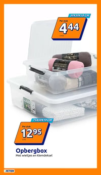 Opbergbox aanbieding bij Action – geldig van 11.02.2026 t/m 17.02.2026
