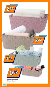 Opbergmand aanbieding bij Action – geldig van 11.03.2026 t/m 17.03.2026