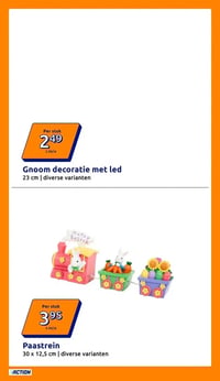 Gnoom decoratie met led aanbieding bij Action – geldig van 11.03.2026 t/m 17.03.2026