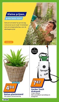 Garden Touch drukspuit aanbieding bij Action – geldig van 11.03.2026 t/m 17.03.2026