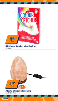 K2r Colour Catcher kleurdoekjes aanbieding bij Action – geldig van 14.01.2026 t/m 20.01.2026