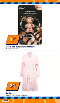 Little Joe auto-luchtverfrisser aanbieding bij Action – geldig van 14.01.2026 t/m 20.01.2026