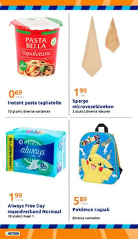 Pokémon rugzak aanbieding bij Action – geldig van 14.01.2026 t/m 20.01.2026