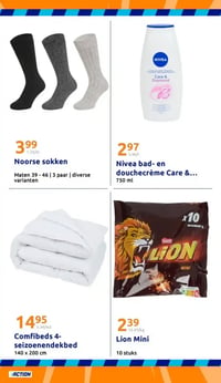 Nivea bad- en douchecrème Care &... aanbieding bij Action – geldig van 14.01.2026 t/m 20.01.2026