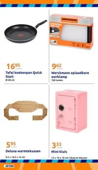 Deluxa warmtekussen aanbieding bij Action – geldig van 14.01.2026 t/m 20.01.2026