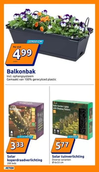 Solar tuinverlichting aanbieding bij Action – geldig van 15.04.2026 t/m 21.04.2026