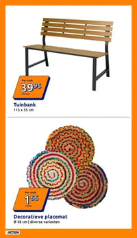 Decoratieve placemat aanbieding bij Action – geldig van 15.04.2026 t/m 21.04.2026