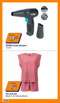 Co-ord set aanbieding bij Action – geldig van 15.04.2026 t/m 21.04.2026
