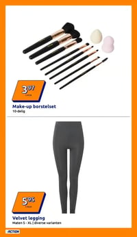 Make-up borstelset aanbieding bij Action – geldig van 17.12.2025 t/m 23.12.2025