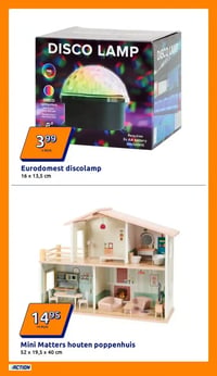 Mini Matters houten poppenhuis aanbieding bij Action – geldig van 17.12.2025 t/m 23.12.2025