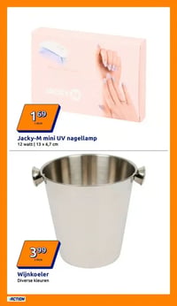 Jacky-M mini UV nagellamp aanbieding bij Action – geldig van 17.12.2025 t/m 23.12.2025