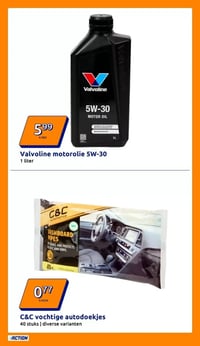 C&C vochtige autodoekjes aanbieding bij Action – geldig van 18.02.2026 t/m 24.02.2026
