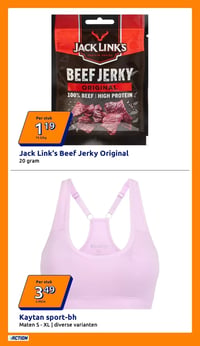 Jack Link's Beef Jerky Original aanbieding bij Action – geldig van 18.03.2026 t/m 24.03.2026