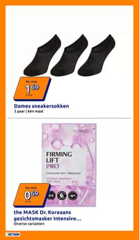 Dames sneakersokken aanbieding bij Action – geldig van 18.03.2026 t/m 24.03.2026