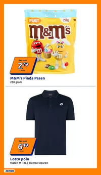 M&M's Pinda Pasen aanbieding bij Action – geldig van 18.03.2026 t/m 24.03.2026