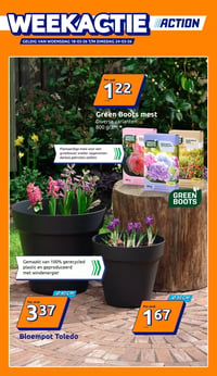 Bloempot Toledo aanbieding bij Action – geldig van 18.03.2026 t/m 24.03.2026
