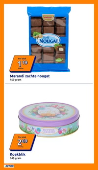 Marandi zachte nougat aanbieding bij Action – geldig van 18.03.2026 t/m 24.03.2026