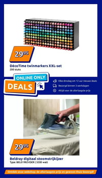 DécoTime twinmarkers XXL-set aanbieding bij Action – geldig van 21.01.2026 t/m 26.01.2026